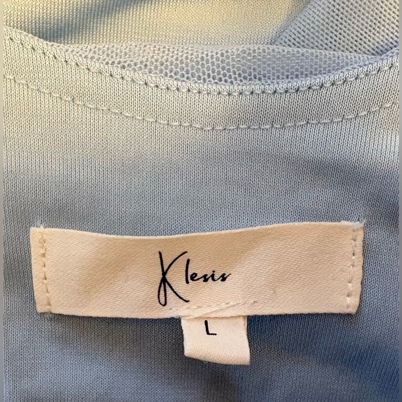 ✨✨Light Blue Ruched Mini Dress - Picture 5 of 5